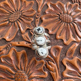 Triple White Buffalo Ring