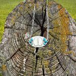 Oval Turquoise Cow Chokers