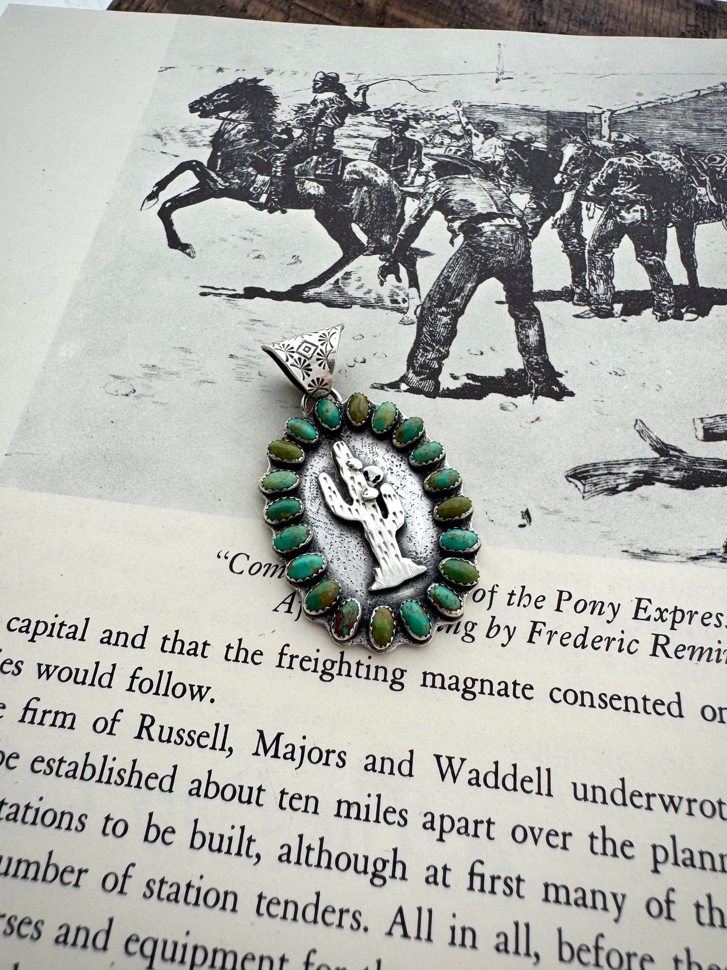 “Hidden Among the Cactus” Pendant