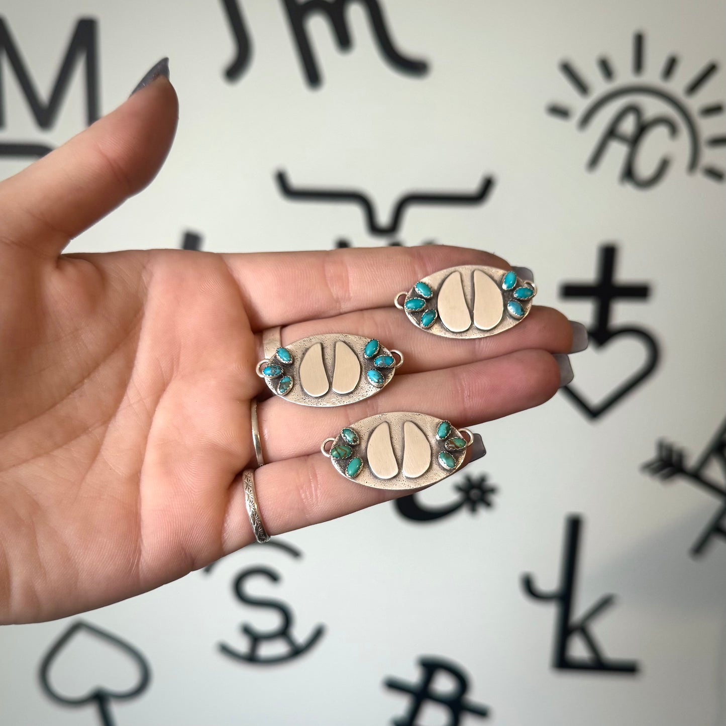 Cow Hoof Oval Necklaces