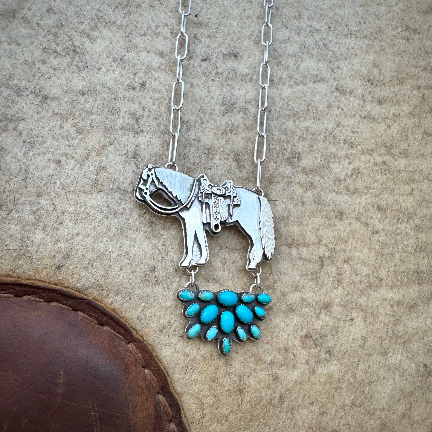 The Mokey Pony Turquoise Necklace