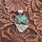Kingman Texas Skelly Hand (rope border)