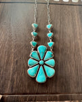 Blue Sonora Fifteen Stone Necklace