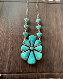 Blue Sonora Fifteen Stone Necklace