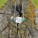 Oval Turquoise Cow Chokers
