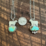 Cow Silhouette Necklaces