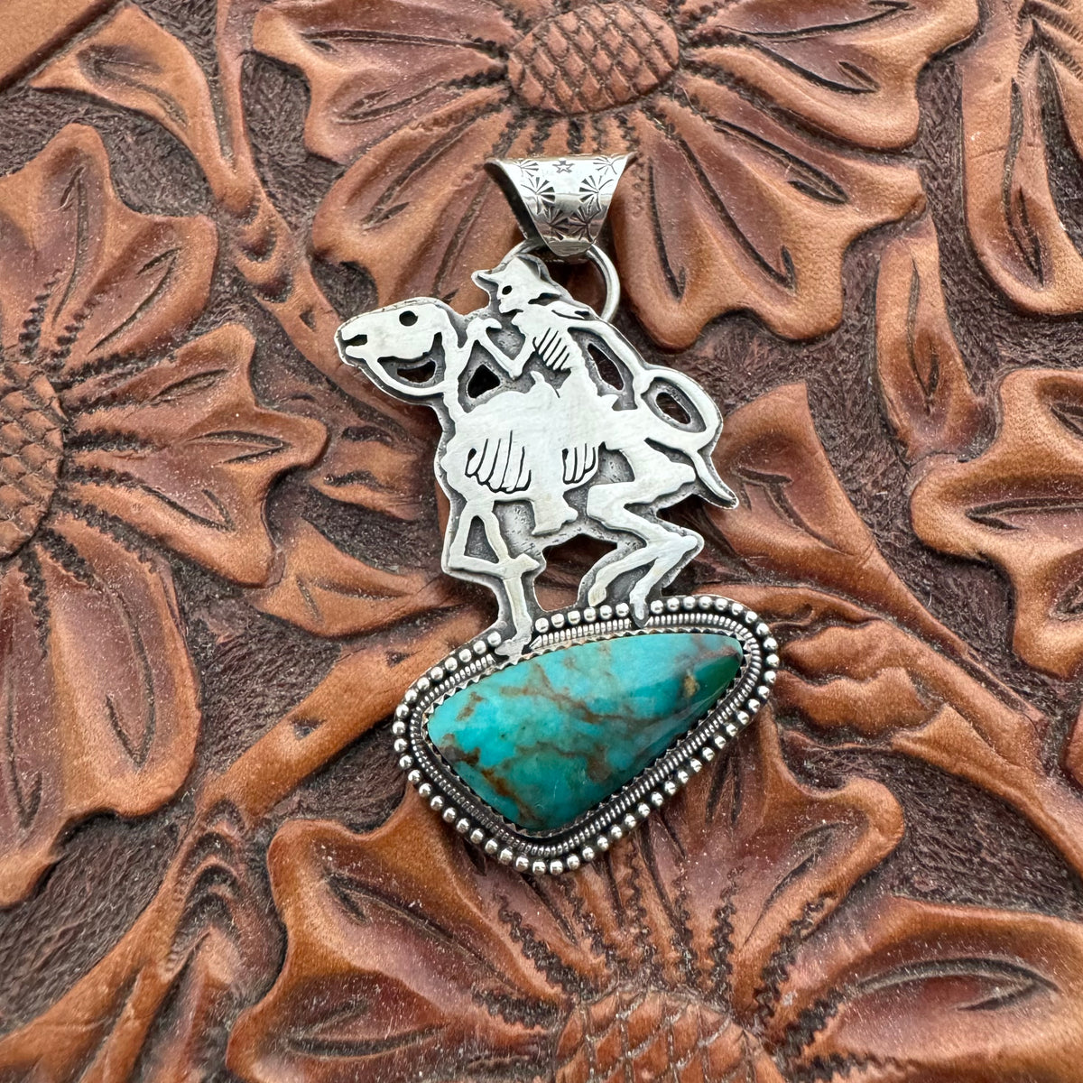 The Turquoise Skeleton Cowboy