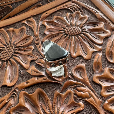 Australian Opal & White Buffalo Ring