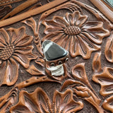 Australian Opal & White Buffalo Ring