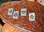 Turquoise Playing Card Necklace