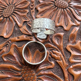 Adjustable Silver Brand Rings