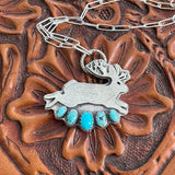 Leaping Earl Necklace (with brown matrix)