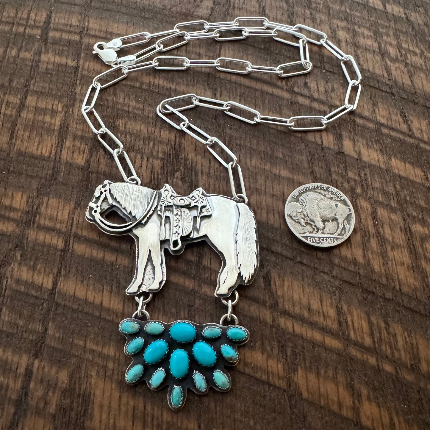 The Mokey Pony Turquoise Necklace
