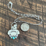 Sherman the Cowboy Squirrel Necklace