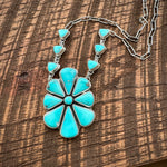 Blue Sonora Fifteen Stone Necklace