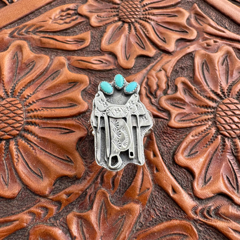 PRE-ORDER Silver Saddle Ring