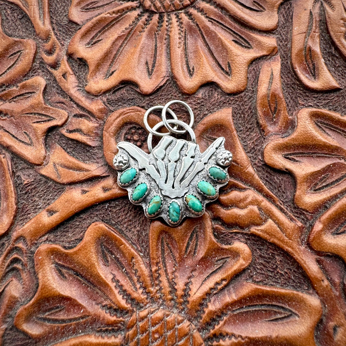 Hang Loose Turquoise Cluster Pendant