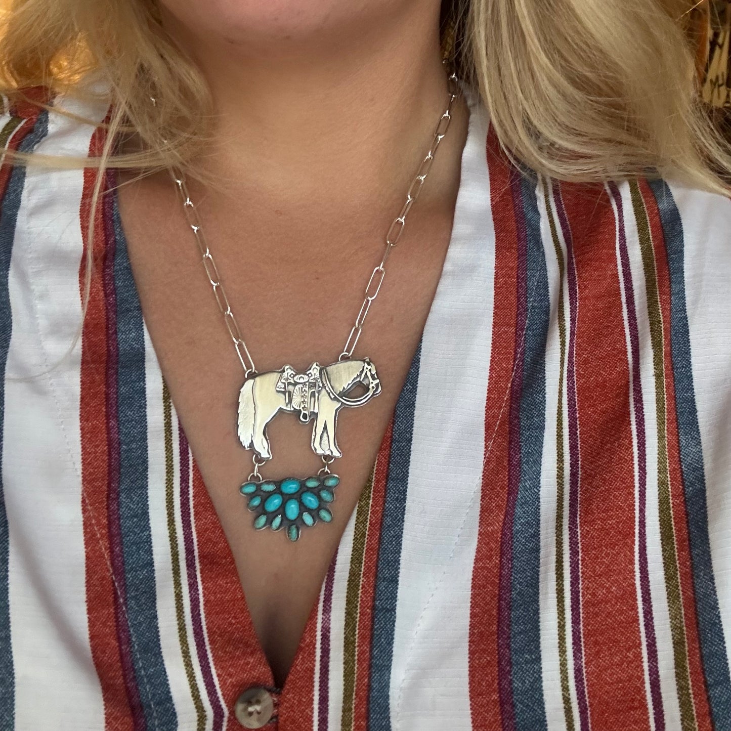 The Mokey Pony Turquoise Necklace