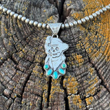The Smoking Skull Bandit Pendant (small)