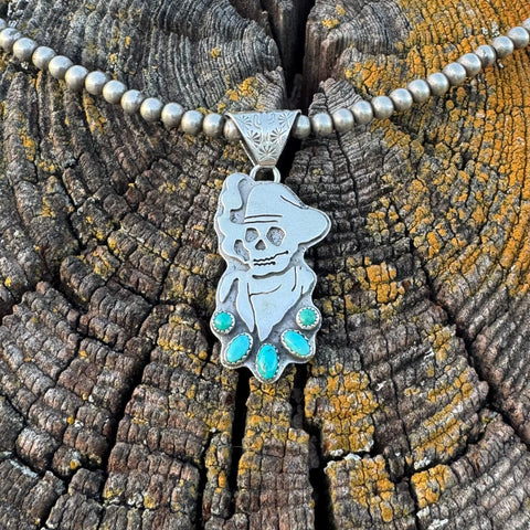 The Smoking Skull Bandit Pendant (small)