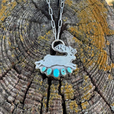 Leaping Earl Necklace (with brown matrix)