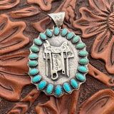 Carico Cluster Saddle Pendant