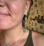 Mixed Turquoise Shoulder Dusters