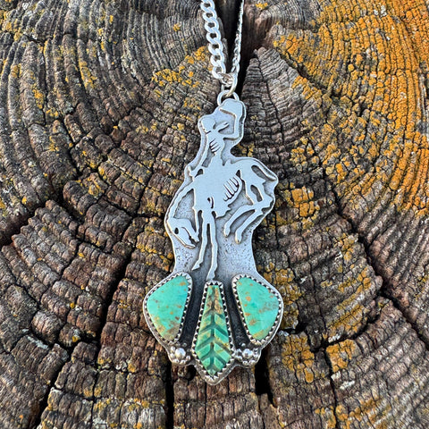 The Bucking Ghost Rider Necklace