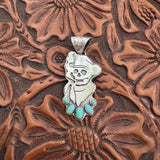 The Smoking Skull Bandit Pendant (medium)