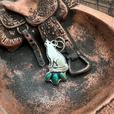Carl the Coyote Charm