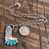 "There’s a Frog in my Boot!" Necklace
