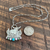 Leroy the Longhorn Necklace
