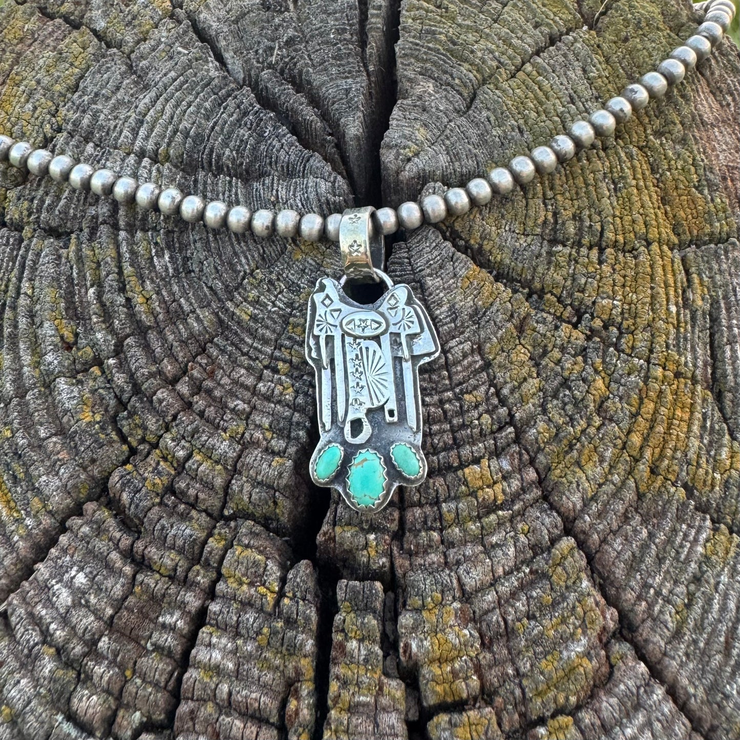 Sterling Silver Saddle Pendant
