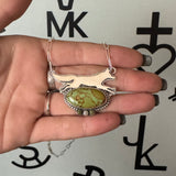 Leaping Carl the Coyote Necklace