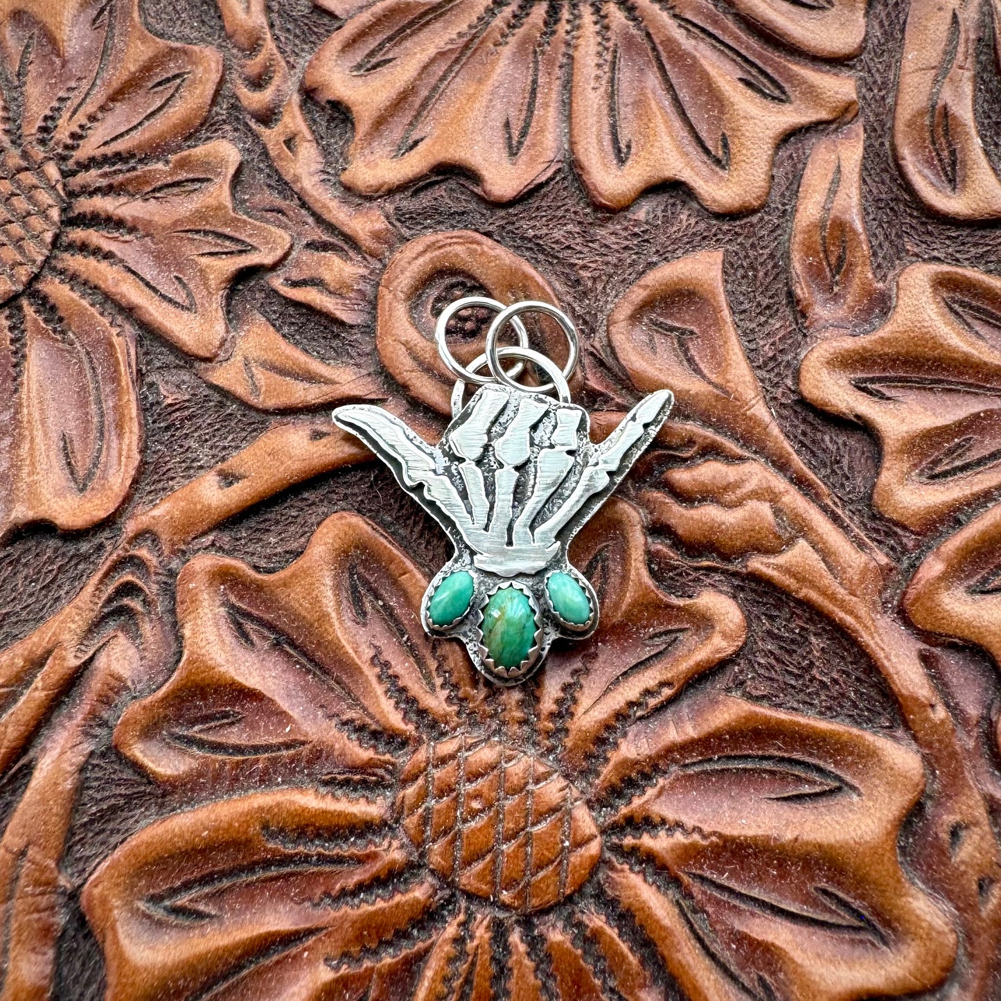 Hang Loose Three Stone Pendant