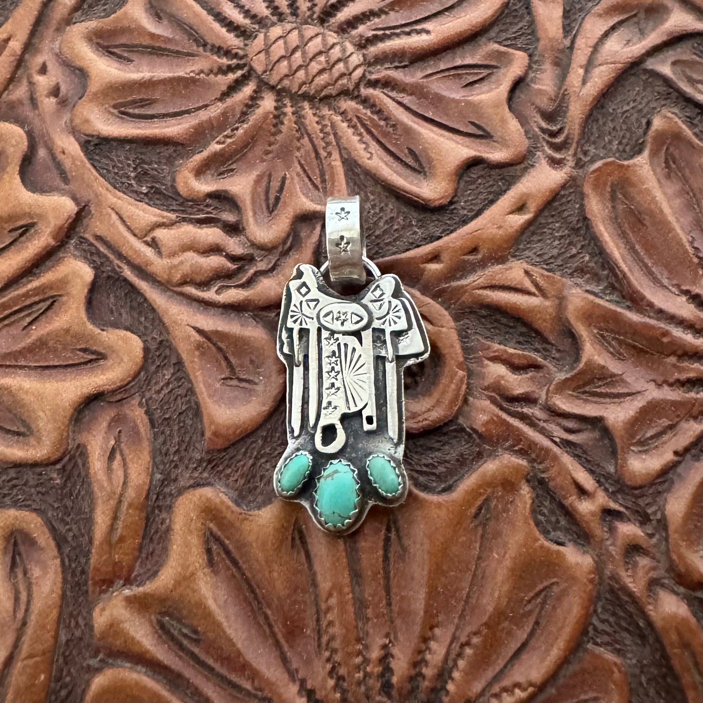 Sterling Silver Saddle Pendant