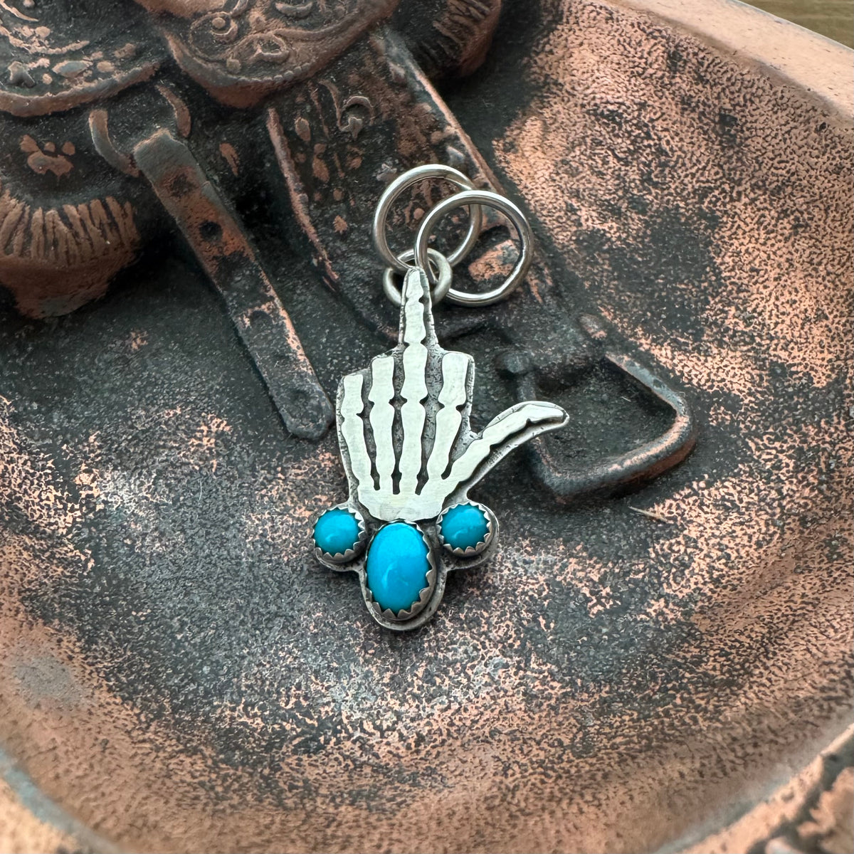 Turquoise With Respect Pendant (oval)