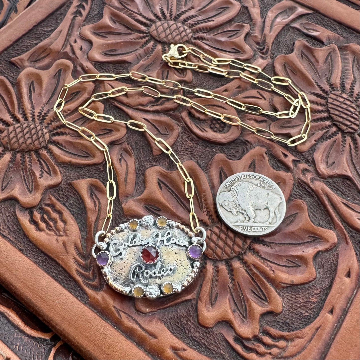 Golden Hour Rodeo Gold Buckle