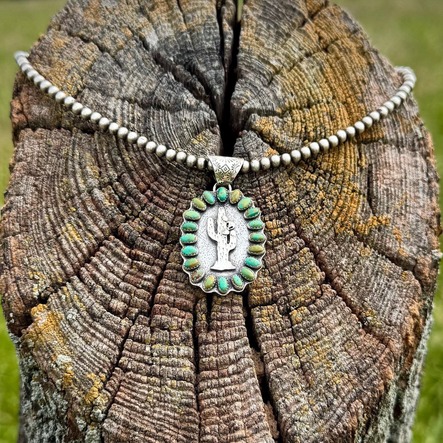 “Hidden Among the Cactus” Pendant