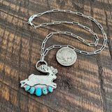 Leaping Earl Necklace (with brown matrix)