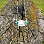 Oval Turquoise Cow Chokers
