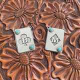 Initial B&M Card Necklaces