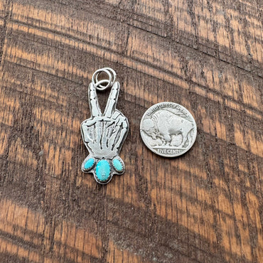 Peace & Love Three Stone Pendant