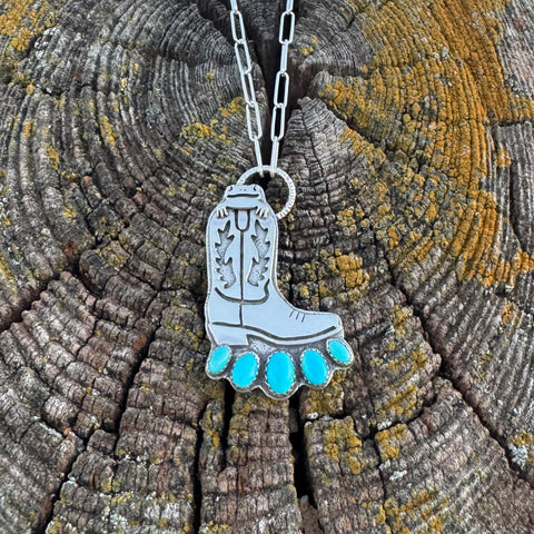 "There’s a Frog in my Boot!" Necklace