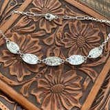 White Water Turquoise Branded Choker