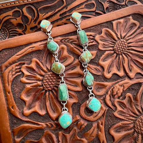 Mixed Turquoise Shoulder Dusters