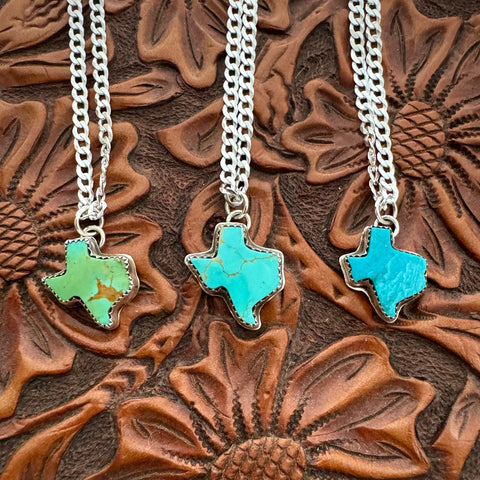Branded Turquoise Texas Necklaces