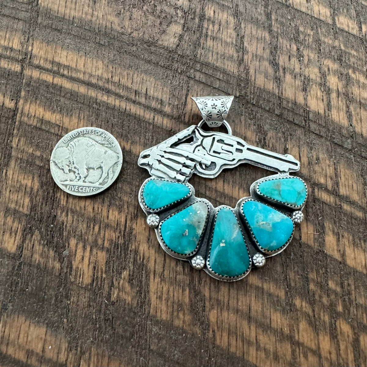 The Turquoise Skeleton Gunfighter