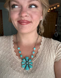 Blue Sonora Fifteen Stone Necklace