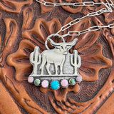 Leroy the Longhorn Necklace